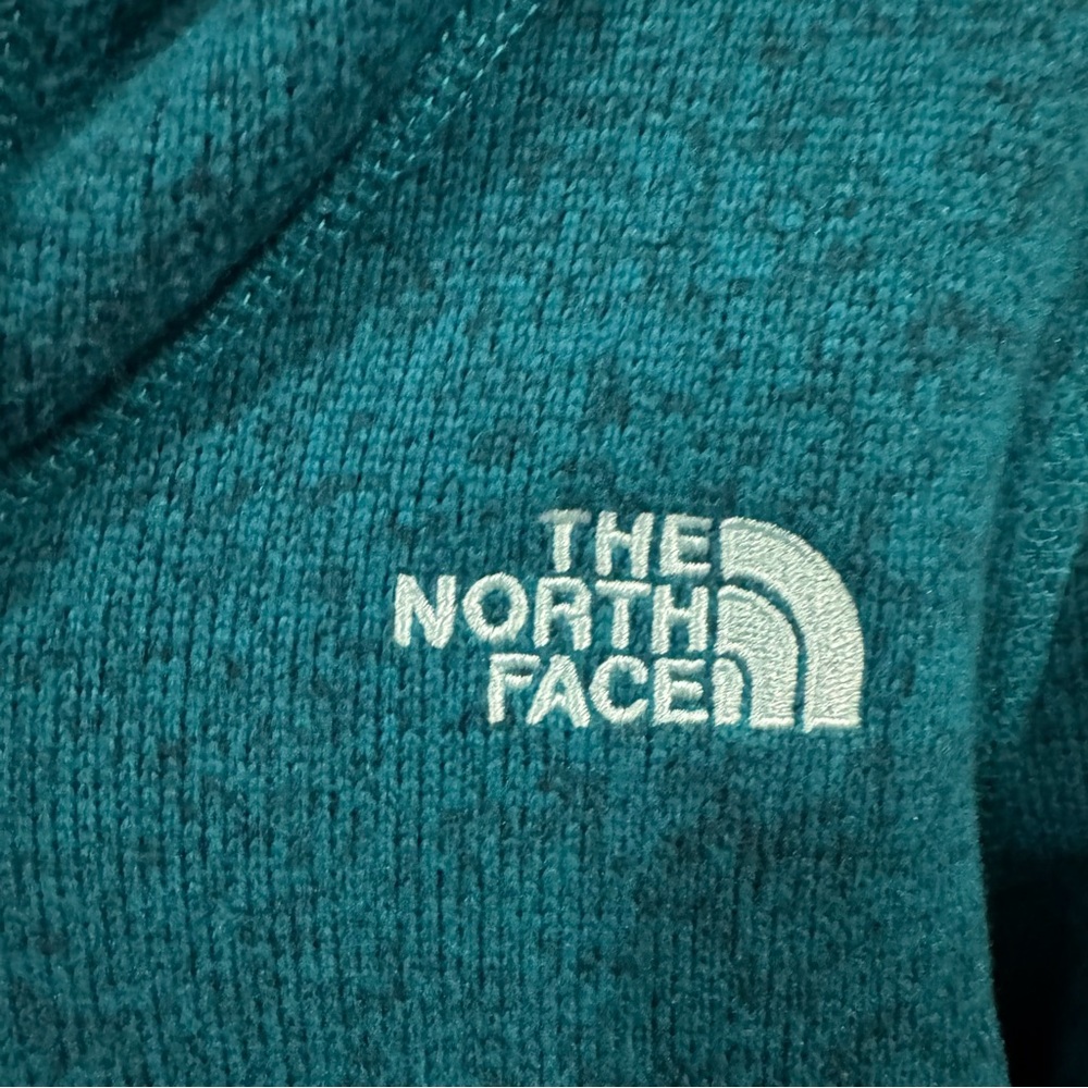 The North Face Teal Hoodie - M - Picture 4 of 5